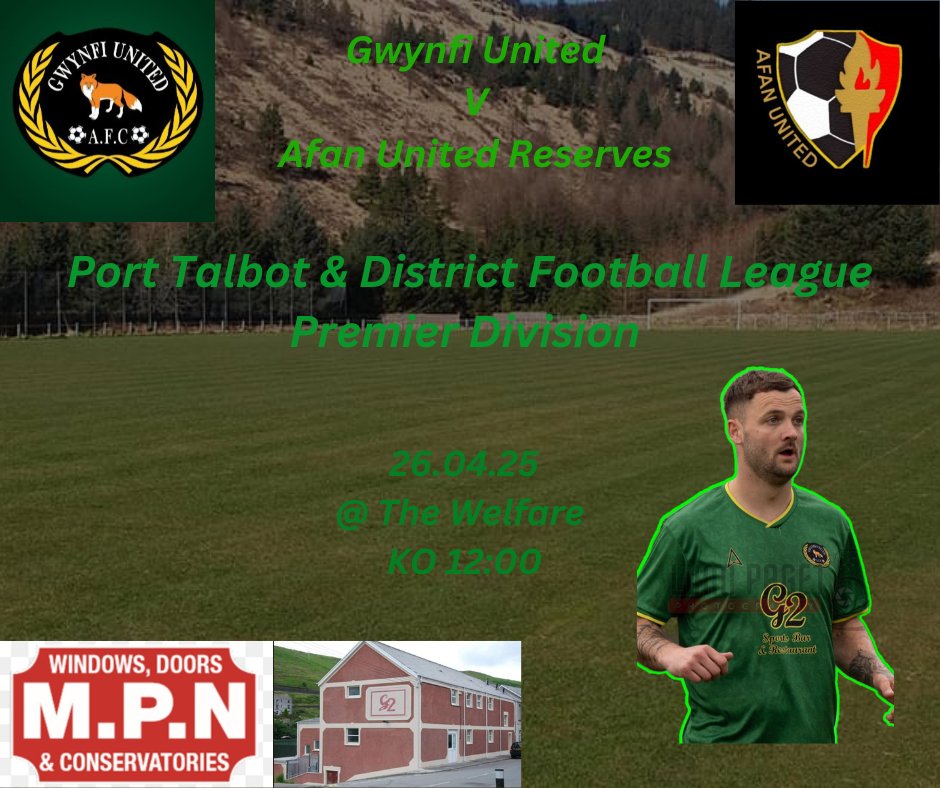 Early KO this Saturday as we welcome <a href="/AfanUnited_FC/">Afan United FC</a> Reserves to the Welfare. The squad will be looking to build on last night's win and gain all 3 points. Come and support the boys 💚⚽️
