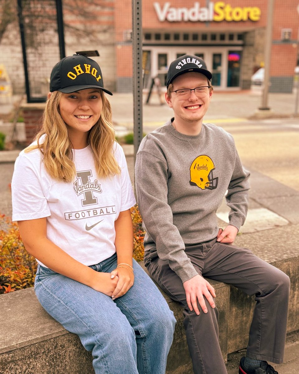 Gear up for the Spring Game this Friday with this Nike Football tee discounted to $25, or the helmet crew for $40! We also have an additional Football tee for only $10! While supplies last, in-store and online: bit.ly/3j0YhcV