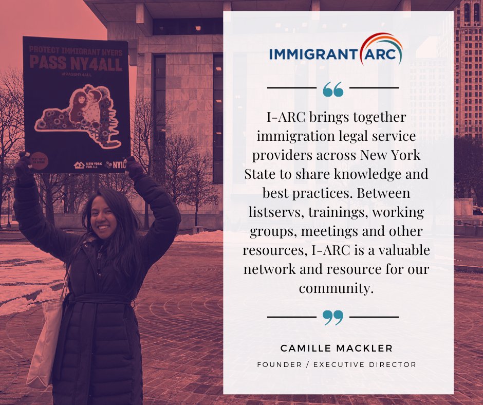 Our founder and Executive Director, Camille Mackler, has been an unshakable force in the fight for immigrant rights - and it all boils down to her "why."

Hear more about Camille's "why" at our 5th Anniversary Celebration on May 8th. No ticket? No problem: bit.ly/iarc-5th-anniv…