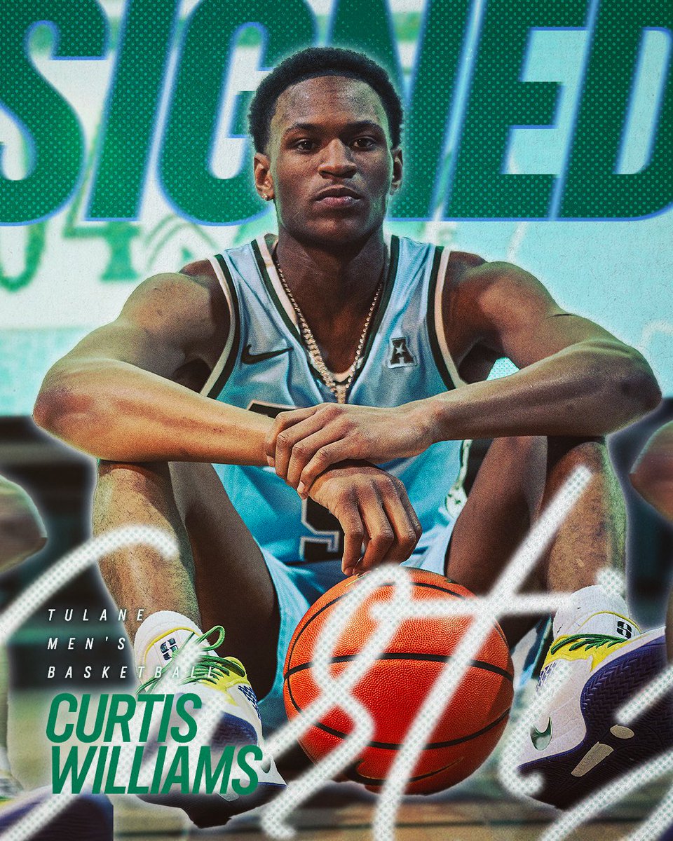 Tulane Men's Basketball (@greenwavembb) on Twitter photo ๐๐๐ฐ ๐๐๐ฏ๐ ๐ <a href="/Curtis5Williams/">Curtis Williams Jr.</a>
๐ข 6โ6โ guard
๐ข Detroit, Mich.
๐ข 4.7 points & 1.8 rebounds @ Georgetown in 24-25
#RollWave๐ ๐๐๐ฐ ๐๐๐ฏ๐ ๐ <a href="/Curtis5Williams/">Curtis Williams Jr.</a>
๐ข 6โ6โ guard
๐ข Detroit, Mich.
๐ข 4.7 points & 1.8 rebounds @ Georgetown in 24-25
#RollWave๐