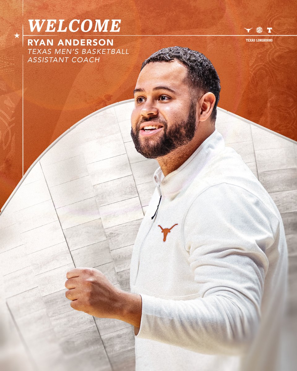 welcome to the Forty Acres, <a href="/CoachRyAnderson/">Ryan Anderson</a> 🤘

#HookEm