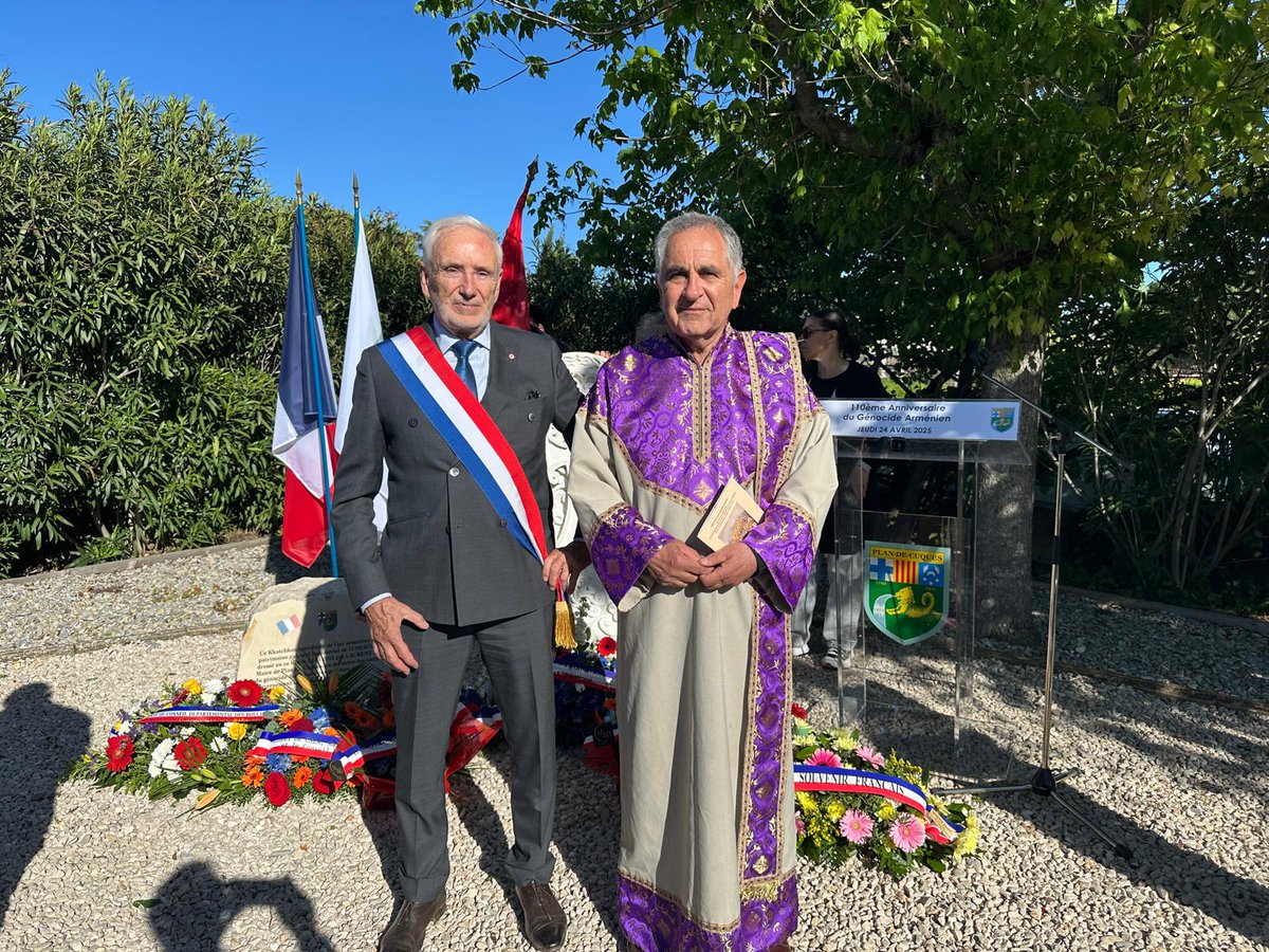 GonzalezJoseRN's tweet image. 🕯 À Plan-de-Cuques, nous avons rendu hommage aux 1,5 million de victimes du génocide arménien, 110 ans après.

Dire la vérité, refuser l’oubli, transmettre la mémoire : notre devoir est intact.

🇦🇲 Solidarité avec le peuple arménien.