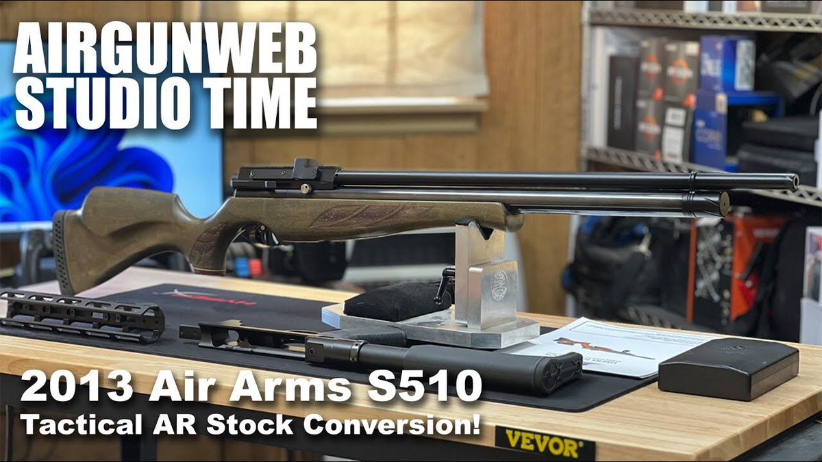 AirArmsUK's tweet photo. Airgun Web takes a 2013 Air Arms S510 in .177 and gives it a serious upgrade with an Air Arms Tactical AR Stock Conversion 💥
🎯 Watch the full transformation here: https://t.co/SlImAAXiCH
#shooting #ImaginationEngineered #airarms #AirRifle #Airgun #pestcontrol #hunting https://t.co/4zcQBSzFa3