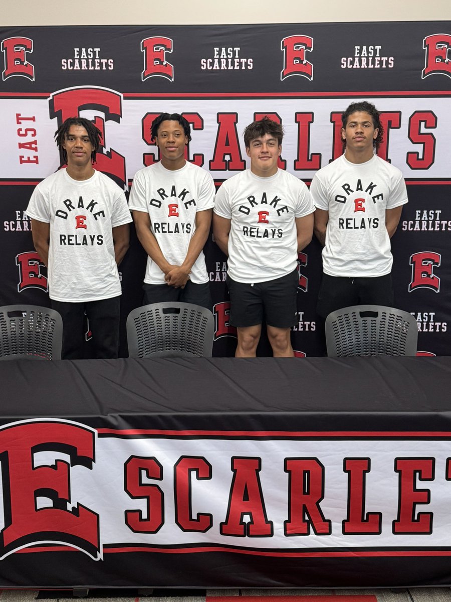 Boys 4x100 - Javarius Hughes, Craig Farley, Braiden Johnson and Qwaden Clearwater