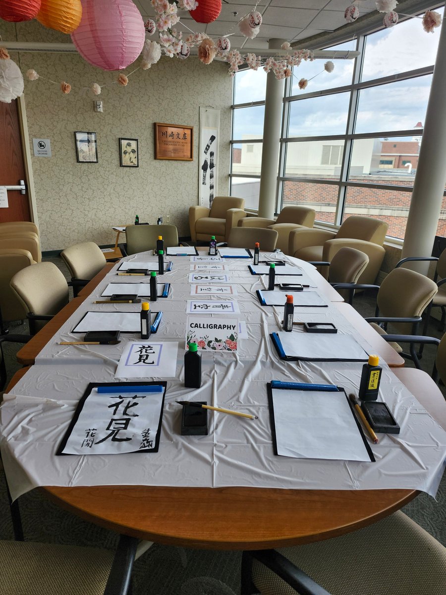 WE ARE READY for CALLIGRAPGHY, TEA &amp; SNACKS!! SEE you SOON!!!