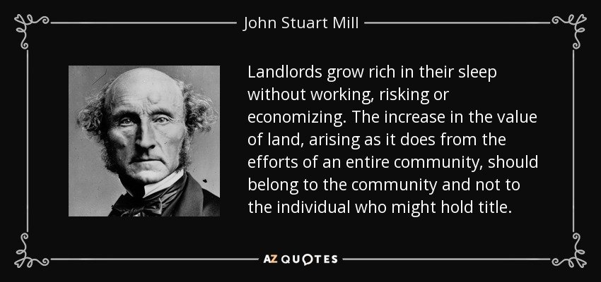 HomelessEconomy's tweet photo. @JohnWake That idea dates back to John Stuart Mill and the original capitalist economists too https://t.co/ACfRQBpJE0