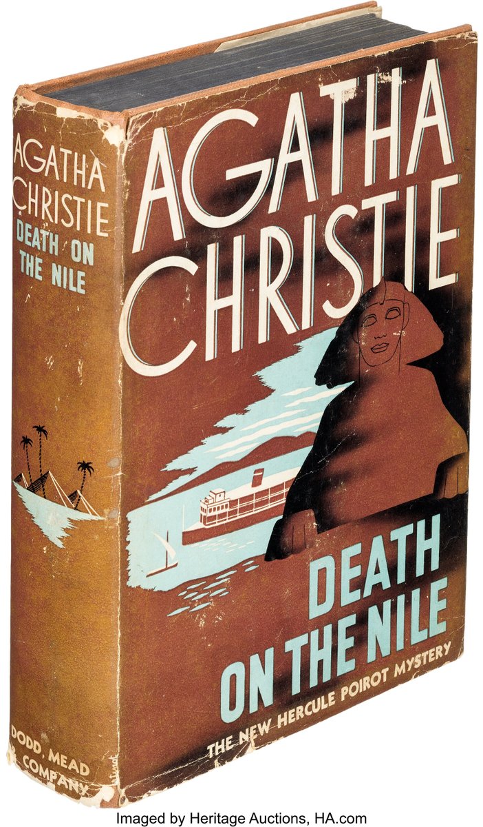 Collecting Agatha Christie (@collectchristie) on Twitter photo Auction Alert: An #agathachristie cornerstone novel - Death on the Nile. <a href="/HeritageAuction/">Heritage Auctions</a> Lot 45264 on 9-May is the 1st US edtn in 1st DJ (incorrectly stated as a later DJ). Now a very scarce book to find & a worthy addition to any collection. Details at: historical.ha.com/itm/books/myst… Auction Alert: An #agathachristie cornerstone novel - Death on the Nile. <a href="/HeritageAuction/">Heritage Auctions</a> Lot 45264 on 9-May is the 1st US edtn in 1st DJ (incorrectly stated as a later DJ). Now a very scarce book to find & a worthy addition to any collection. Details at: historical.ha.com/itm/books/myst…