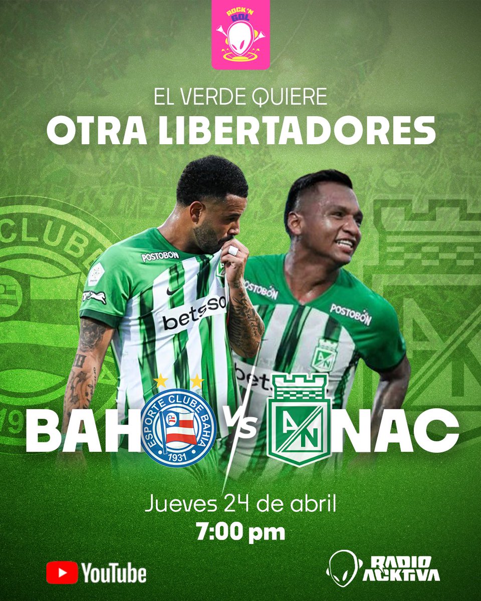 #LaLibertadores  en
 
<a href="/Radioacktivamed/">radioacktivamedellin</a>
 
<a href="/MonolaoCorredor/">Óscar Corredor</a>
<a href="/DianaHiguitaO/">DianaHou</a>
<a href="/chechenet/">Camilo Vargas - CHECHÉ</a>
<a href="/ElChancho414/">El Chancho</a> 
<a href="/Chamorrock/">Andrés Chamorro</a>