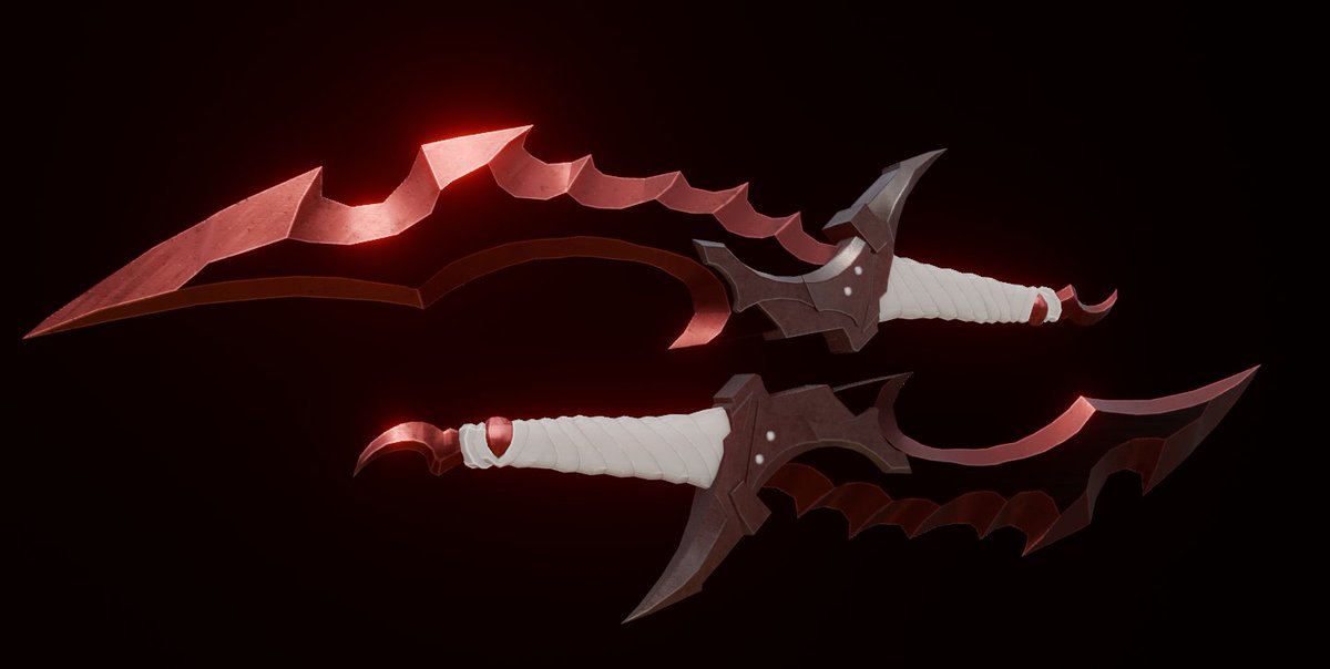 dev_baki's tweet photo. Custom Knight Slayer Dagger (Solo Leveling)  | Very well optimized | Modeled in blender | Textured in substance painter | dm for customization/purchase   #ROBLOX ⁕ #RobloxDev ⁕ #3DModeling ⁕ #SubstancePainter ⁕ #SoloLeveling ⁕ #Blender https://t.co/xMJ47623zC