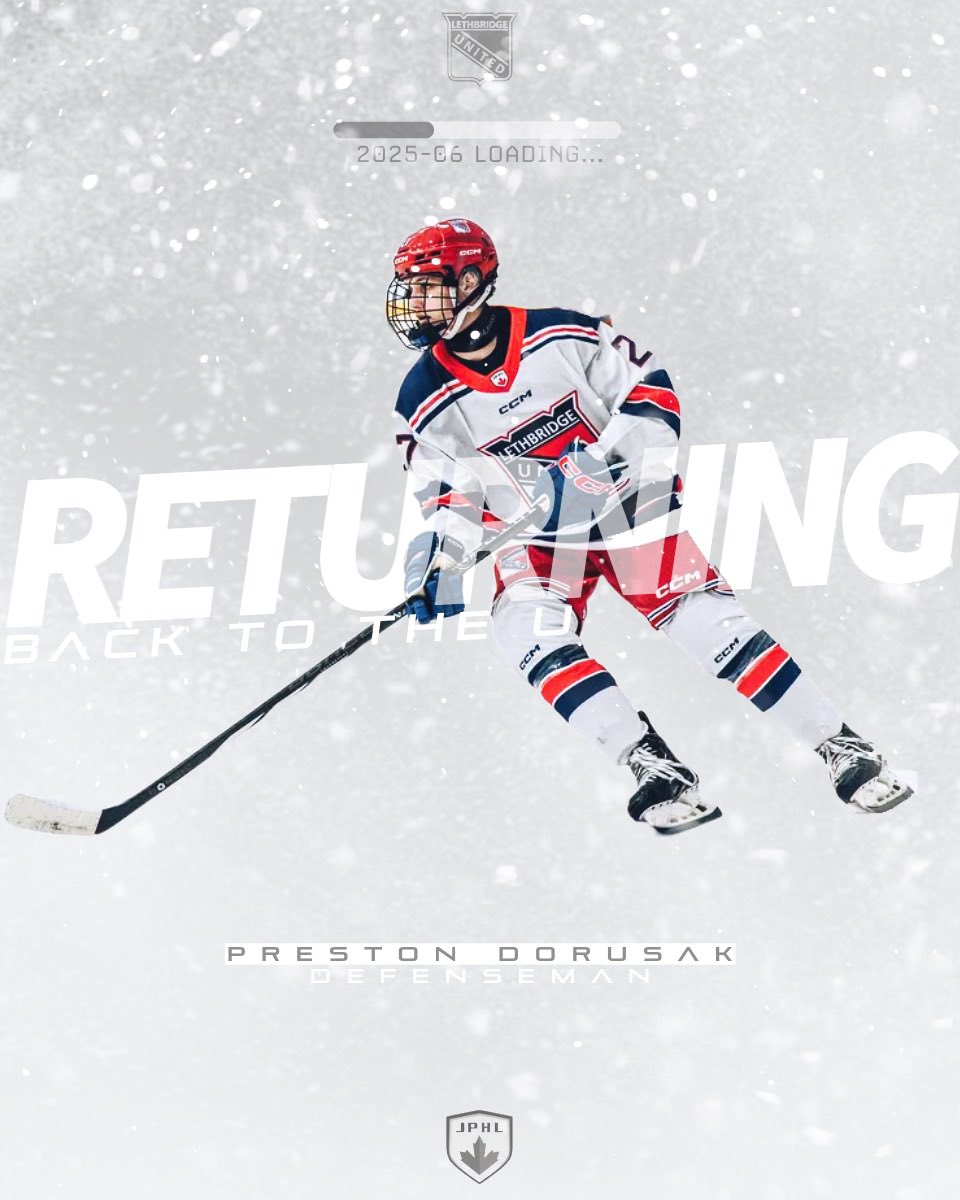 Returning for the 2025-26 season is defenseman Preston Dorusak.