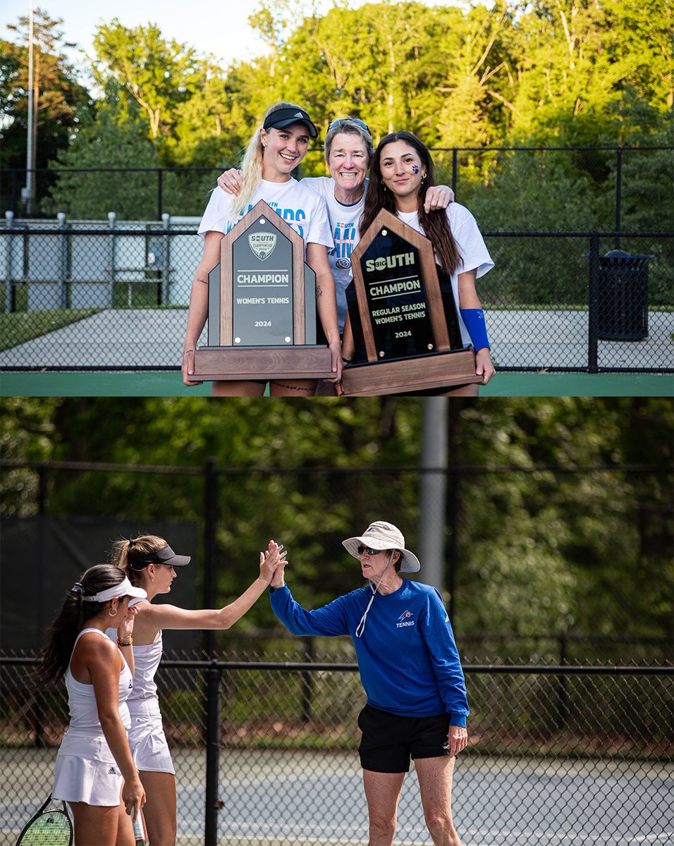 Forever our 🐐

Thank you, Coach Lise Gregory for 18 incredible years as our leader. What you have done for UNC Asheville Tennis, our student-athletes and our community is unmatched and you will forever be a Bulldog 💙