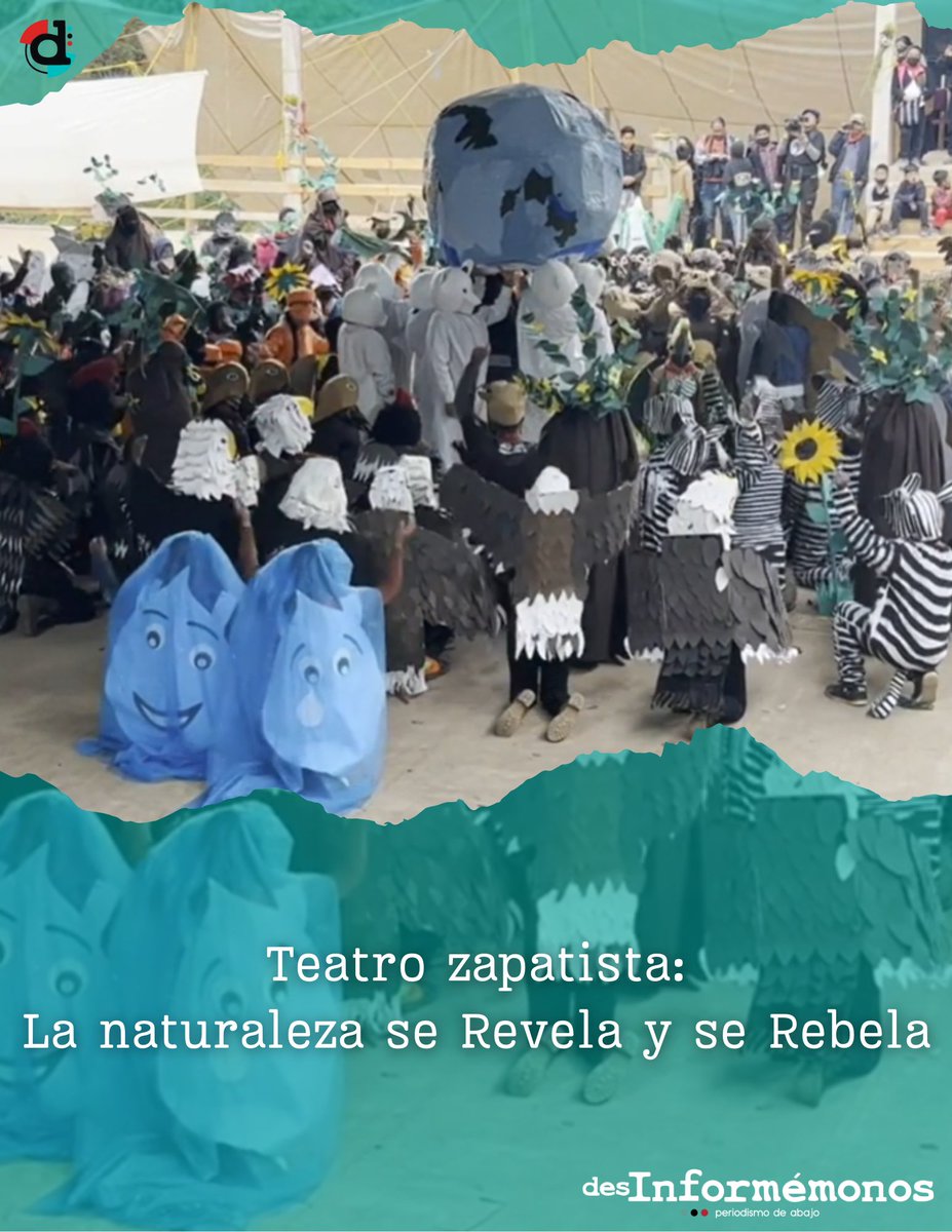 #EZLN ✊| El EZLN compartió la grabación completa de la obra de teatro "Reacción de la Naturaleza", interpretada por niños y jóvenes zapatistas el pasado 15 de abril en el Caracol Jacinto Canek, Chiapas. buff.ly/QxKdzKN