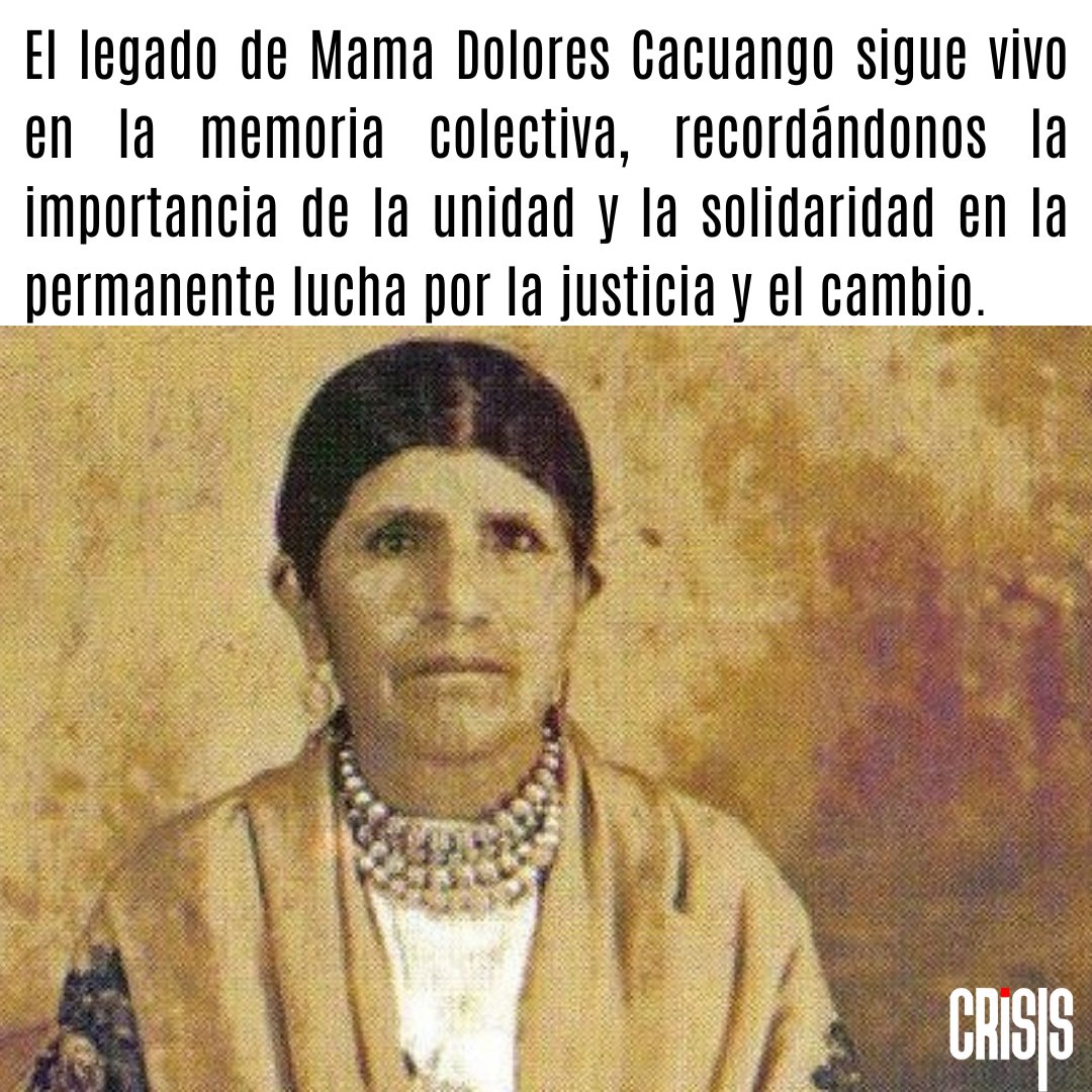MEMORIA l 24.04.1971: MUERE DOLORES CACUANGO

El legado de Mama Dolores Cacuango sigue vivo en la memoria colectiva, recordándonos la importancia de la unidad y la solidaridad en la permanente lucha por la justicia y el cambio.