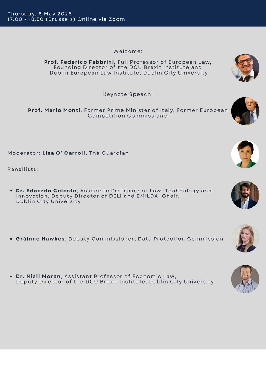 Next online event: Tech Giants and Competition in Changing Transatlantic Relations with a keynote by Mario Monti and a panel of top experts. Don’t miss this timely debate on big tech, regulation &amp; EU–US dynamics. Register 👉 bit.ly/4lMMwG0