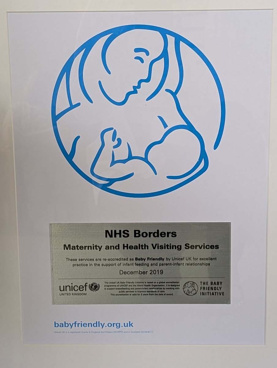 Dawn_BGH's tweet photo. Amazing to be able to share in success across all teams who demonstrated (or continued to deliver) excellence in care with the UNICEF baby friendly initiative standards.  Congratulations to all those involved. 🤱@NHSBorders @babyfriendly https://t.co/UnOt02pfs3