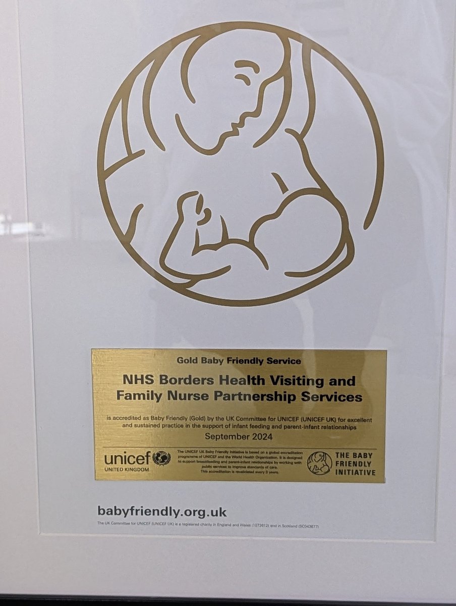 Dawn_BGH's tweet photo. Amazing to be able to share in success across all teams who demonstrated (or continued to deliver) excellence in care with the UNICEF baby friendly initiative standards.  Congratulations to all those involved. 🤱@NHSBorders @babyfriendly https://t.co/UnOt02pfs3