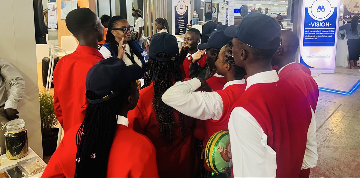 IOMZimbabwe's tweet photo. Day well spent at @ZITF1 ! Engaged with vibrant youth, connected with the @UNZimbabwe Resident Coordinator & highlighted how migration cuts across all sectors. Inspired by the growing awareness and great conversations #MigrationMatters #SafeMigration #WithMigrants https://t.co/53RoGpKMGW