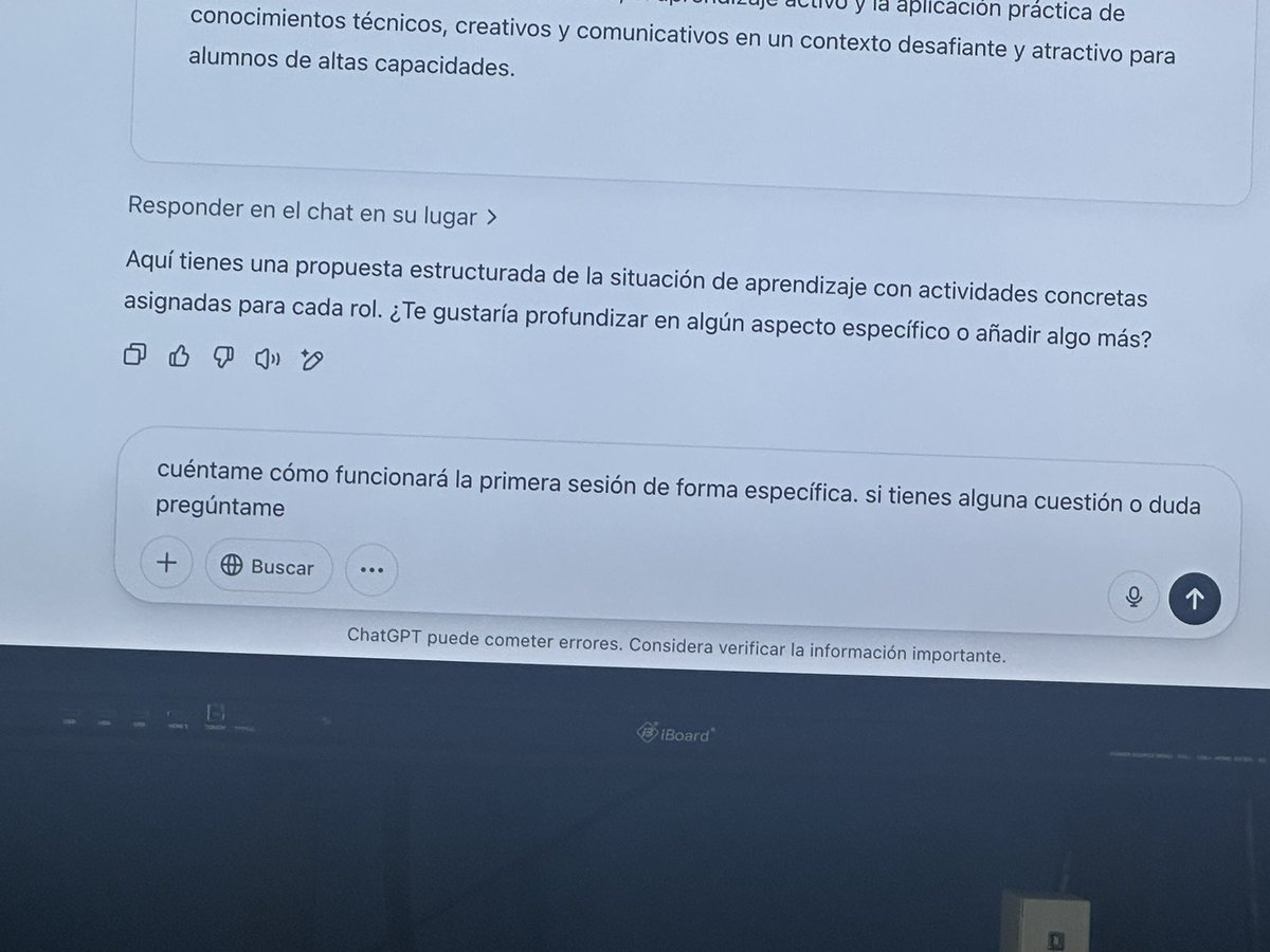 #LiderandoMiCentroHaciaElFuturo #EnClaveDeTic <a href="/GlobalNET_info/">GlobalNET Solutions</a> <a href="/DigitalFactoria/">FACTORIA EDUCACION DIGITAL</a>
En CHAT 𝙶𝙿𝚃 A PARTE DE DAR EL PROMPT ES MUY INTERESANTE  PORQUE PUEDES PEDIRLE QUE TE PREGUNTE: