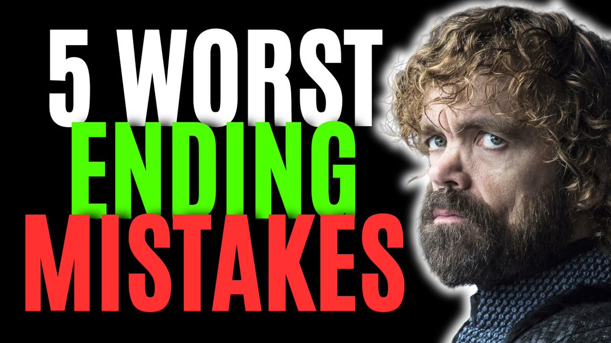 NEW VIDEO! Today I discuss the worst types of ENDING mistakes--with examples from Game of Thrones and more!

youtu.be/h482X68nUiM

#WritingCommunity #writing #writingtips #WritingLife #GameOfThrones #amwriting #editing