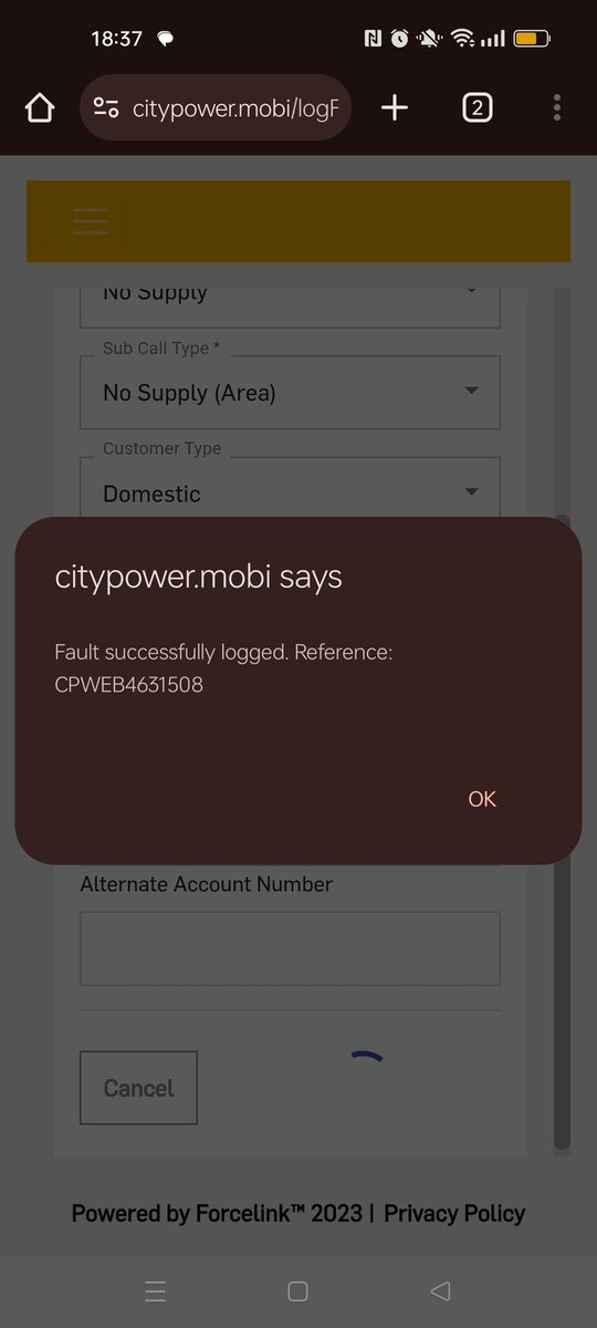 MelissaGovend13's tweet photo. @CityPowerJhb Power did not return after load shedding. Roodepoort on a whole should be exempt from load shedding. We have the most outages
 Boothhill SWS 
Beyond frustrating for us residents https://t.co/JgyVEoatPL