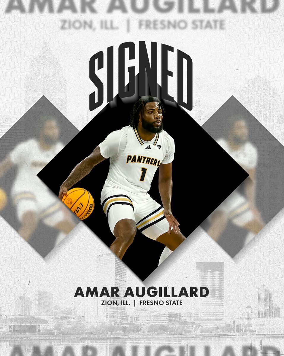 Milwaukee Men's Basketball (@mke_mbb) on Twitter photo Time to finally make this officially 𝗢𝗙𝗙𝗜𝗖𝗜𝗔𝗟. ✍️
Welcome to the Panther Family <a href="/PhilthySilky/">Amar Augillard</a>‼️
#ForTheMKE 〽️
Milwaukee MBB Adds Transfer Amar Augillard To Roster mkepanthers.com/news/2025/4/24… Time to finally make this officially 𝗢𝗙𝗙𝗜𝗖𝗜𝗔𝗟. ✍️
Welcome to the Panther Family <a href="/PhilthySilky/">Amar Augillard</a>‼️
#ForTheMKE 〽️
Milwaukee MBB Adds Transfer Amar Augillard To Roster mkepanthers.com/news/2025/4/24…