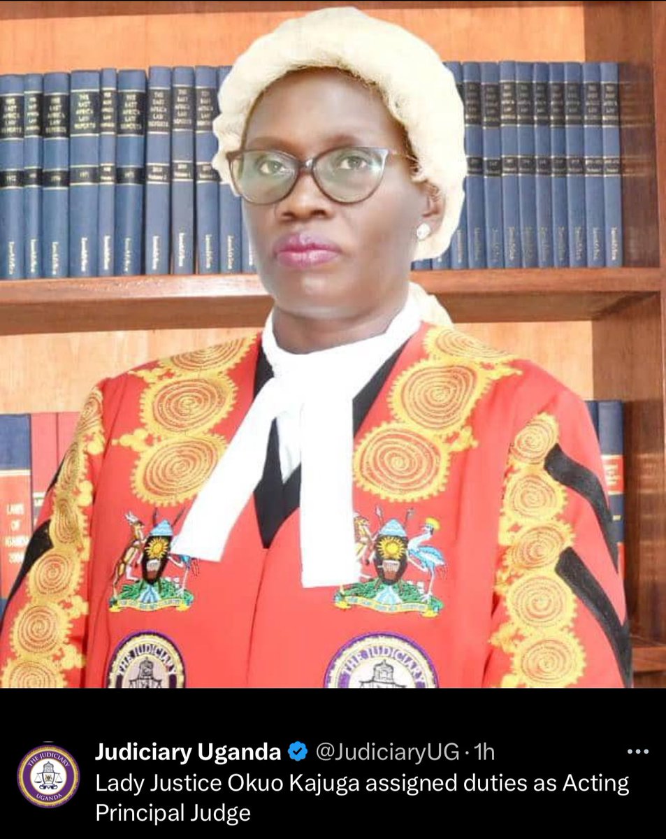 Chief Justice Cannot Unilaterally Appoint Acting Principal Judge.

I have nothing against My Lord Lady Justice Okuo Kajuga assuming the position of acting Principal Judge. But let the appointment be done legally.

The proper constitutional procedure for assigning the functions of