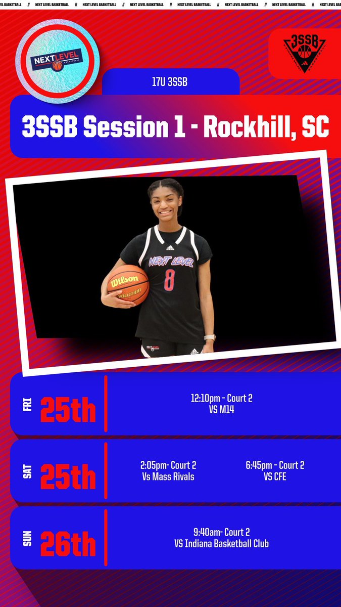jasia_ross's tweet photo. Schedule this weekend in Rock Hill, South Carolina https://t.co/S7hmiSS0co