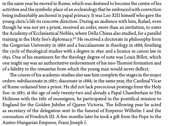 mbtimoney's tweet photo. @FrHilderbrand I think it might have been Merry del Val rather than Benedict XV. The text below is from Benedict XV: A Pope in the World of the ‘Useless Slaughter’ (1914–1918), vol. 1, p. 130 https://t.co/ZhxyxR0Wt8
