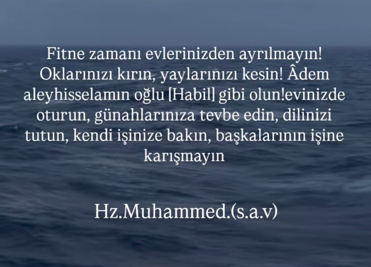 2053_OSMANLI's tweet photo. Peygamber efendimizin hadislerine uymazsak bu fitnelerin içinde buluruz kendimizi.

O şöyle kötülük yapmış bu bunu yapmış anlatıp paylaşmanın faydası yok zararı var, kötülüğü yaymayın.

Ya iyiliği paylaşıp yayın 
Ya zalimin zulmünü.

Önce kendi kıyametimize hazırlanalım.
#NAMAZ https://t.co/2q6dtVTtfj