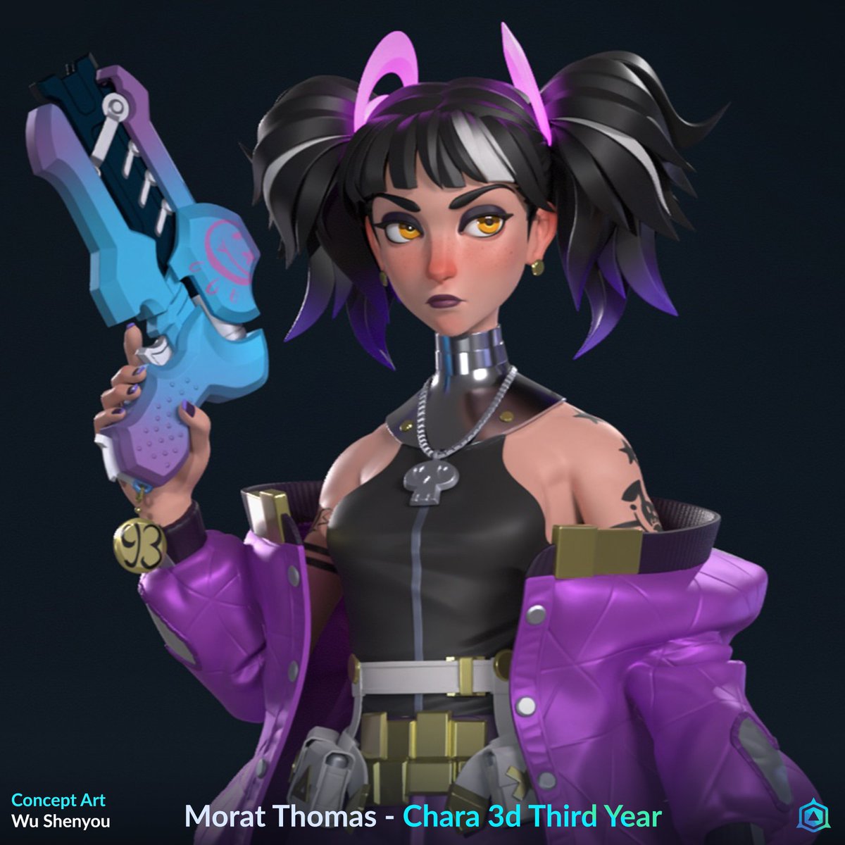Artside_School's tweet photo. Le cours de Chara 3D de troisième année donné par Hugo Aubert (@_misterhu_) a donné de beaux résultats.
Ici, des travaux de Thomas Morat et Stephanie Bisceglia
Morat Thomas : https://t.co/9vve9uS2cM
Stephanie Bisceglia : https://t.co/LvvbQTPoeZ
#Chara3D #Artside https://t.co/uwfdDENTCv