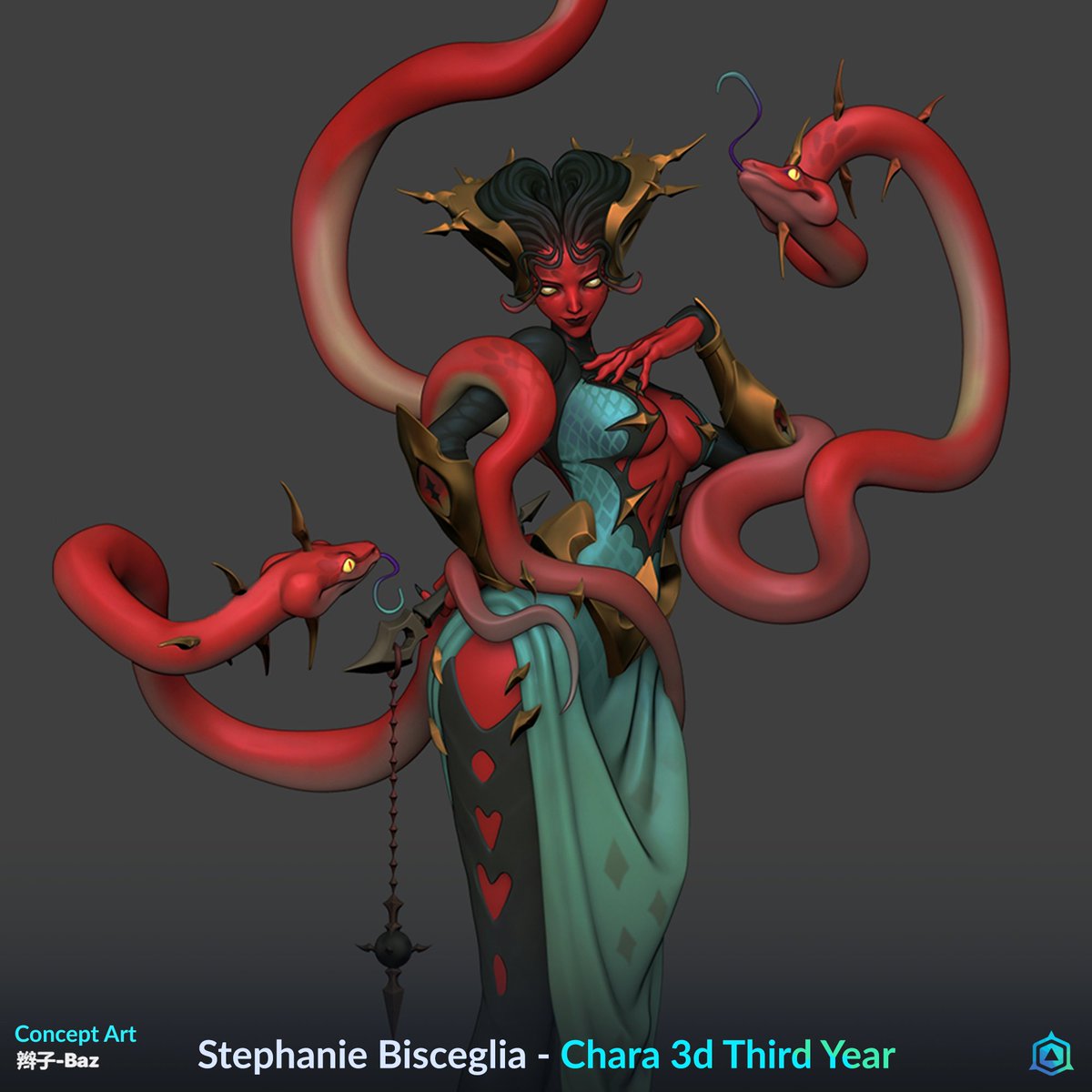 Le cours de Chara 3D de troisième année donné par Hugo Aubert (<a href="/_misterhu_/">Hugo Aubert</a>) a donné de beaux résultats.
Ici, des travaux de Thomas Morat et Stephanie Bisceglia

Morat Thomas : artstation.com/blumpy335

Stephanie Bisceglia : artstation.com/reginastephanie

#Chara3D #Artside