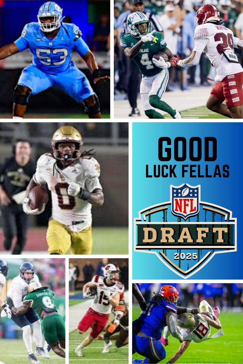 Good Luck to All the Athletes in the 2025 NFL Draft Starting Tonight. Special Shout Out to All the Young Men Affiliated with My Hometown Plant City, FL in Any Shape or Form. We Are Behind All of You 100%. #Love
