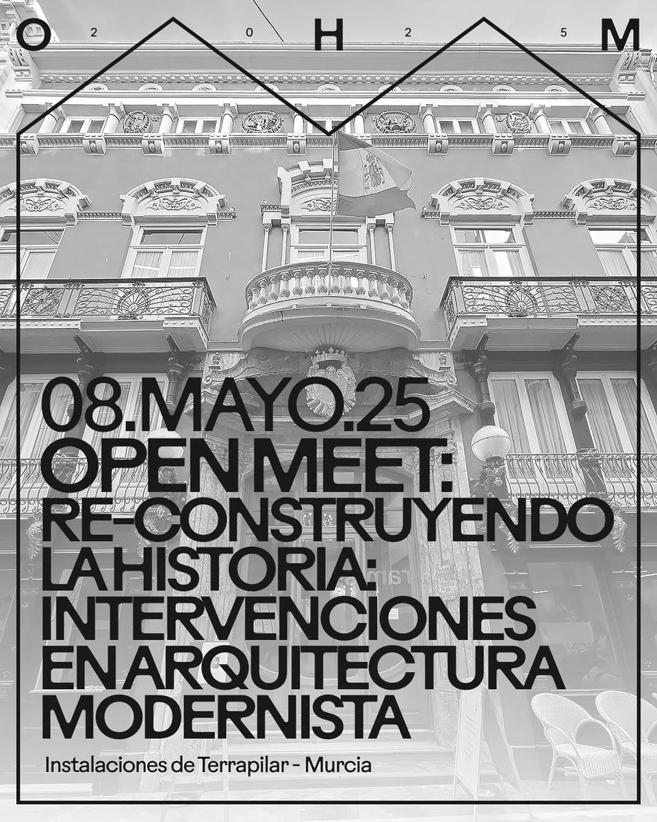 dip (@dipmurcia) on Twitter photo ¿Cómo logramos que el pasado perdure en el futuro? <a href="/terrapilar/">Terrapilar</a> te invita a una charla exclusiva sobre #arquitectura modernista.
📅 Jueves 8 de mayo, 18:30, Terrapilar #Murcia
¡Plazas limitadas! Inscríbete gratis: eventbrite.es/e/entradas-ope…
#diseño #comunicación #OpenHouseMurcia ¿Cómo logramos que el pasado perdure en el futuro? <a href="/terrapilar/">Terrapilar</a> te invita a una charla exclusiva sobre #arquitectura modernista.
📅 Jueves 8 de mayo, 18:30, Terrapilar #Murcia
¡Plazas limitadas! Inscríbete gratis: eventbrite.es/e/entradas-ope…
#diseño #comunicación #OpenHouseMurcia