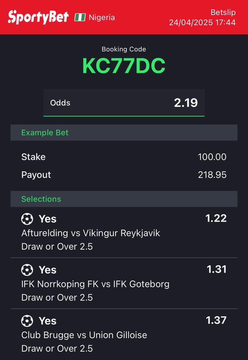 goaltipspro's tweet photo. BET OF THE DAY⚽️ https://t.co/M42fXnRuEu