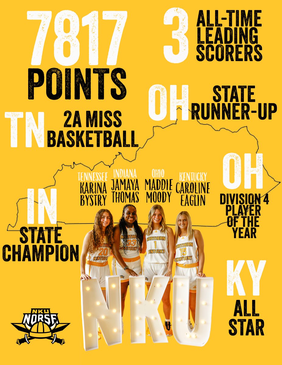 NKU Women's Basketball ๐ (@nkunorsewbb) on Twitter photo ๐๐๐๐ ๐๐ฅ๐๐ฌ๐ฌ ๐๐ซ๐ข๐ง๐ ๐ข๐ง๐ ๐๐ก๐๐ญ ๐๐๐๐ญ
A lot of success coming to Highland Heights!!
<a href="/NKUNorse/">Northern Kentucky Athletics</a> | #NorseUp ๐๐๐๐ ๐๐ฅ๐๐ฌ๐ฌ ๐๐ซ๐ข๐ง๐ ๐ข๐ง๐ ๐๐ก๐๐ญ ๐๐๐๐ญ
A lot of success coming to Highland Heights!!
<a href="/NKUNorse/">Northern Kentucky Athletics</a> | #NorseUp
