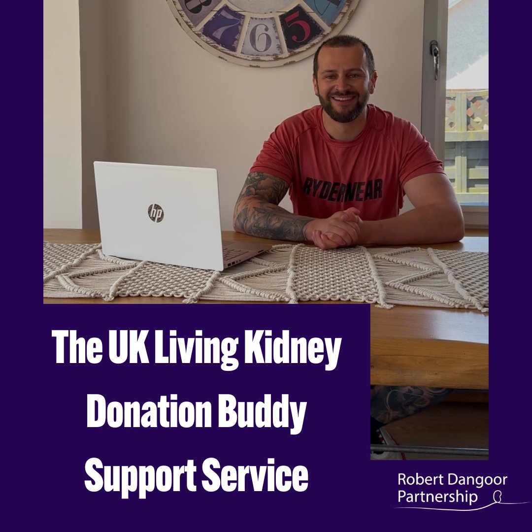 Speak to a Buddy like Kieran through the UK Living Kidney Donation Buddy Support Service, for an open conversation with someone who has first-hand experience of donating a kidney and understands what's involved.

Learn more today: donateakidney.co.uk/requesting-a-b…