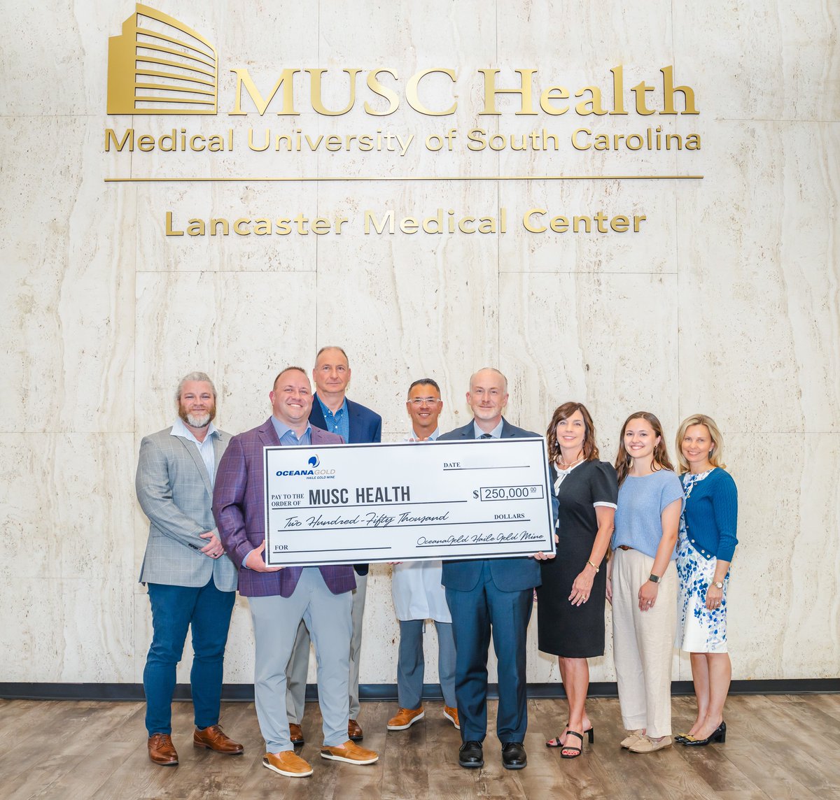 OceanaGold Corporation (@oceanagold) on Twitter photo We’re proud to share our Haile Gold Mine has partnered with <a href="/MUSChealth/">MUSC Health</a> to donate $250,000 USD over the next five years to support Lancaster Medical Center's new primary care residency program. Learn more about this initiative: oceanagold.com/2025/04/25/hai…
#HaileGoldMine #MUSC #OGC We’re proud to share our Haile Gold Mine has partnered with <a href="/MUSChealth/">MUSC Health</a> to donate $250,000 USD over the next five years to support Lancaster Medical Center's new primary care residency program. Learn more about this initiative: oceanagold.com/2025/04/25/hai…
#HaileGoldMine #MUSC #OGC