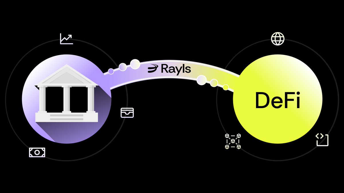 5/ Rayls: TradFi and DeFi Rayls is an EVM-based blockchain designed to  bridge Traditional Finance (TradFi) and Decentralized Finance (DeFi).  Inspired by financial rails and the speed of light, Rayls enables seamless