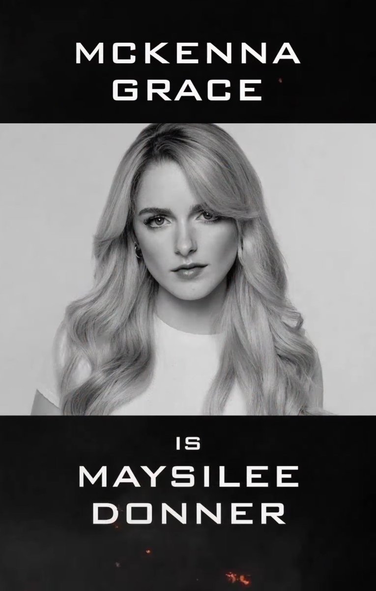 BREAKING: ‘Handmaid’s Tale’ Actress Mckenna Grace has officially been cast as Maysilee Donner in ‘THE HUNGER GAMES: SUNRISE ON THE REAPING’ 🔥🏹 

Maysilee is easily my new favorite character in The Hunger Games universe. I’m excited about this choice!

#TheHungerGames #Maysilee