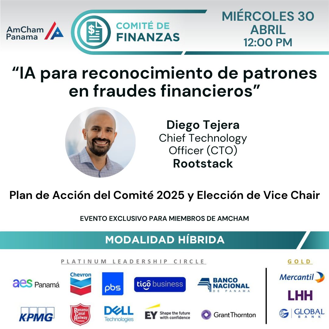 panamcham's tweet image. Estimados Miembros: Les invitamos a participar del Webinar y presentación del Plan de Acción del Comité 2025.
𝐄𝐯𝐞𝐧𝐭𝐨 𝐞𝐧 𝐦𝐨𝐝𝐚𝐥𝐢𝐝𝐚𝐝 𝐡𝐢́𝐛𝐫𝐢𝐝𝐚. Inscriba su participación aquí bit.ly/4jsZAic, hasta el 29 de abril a las 4:00 p.m.
#AmChamPanama