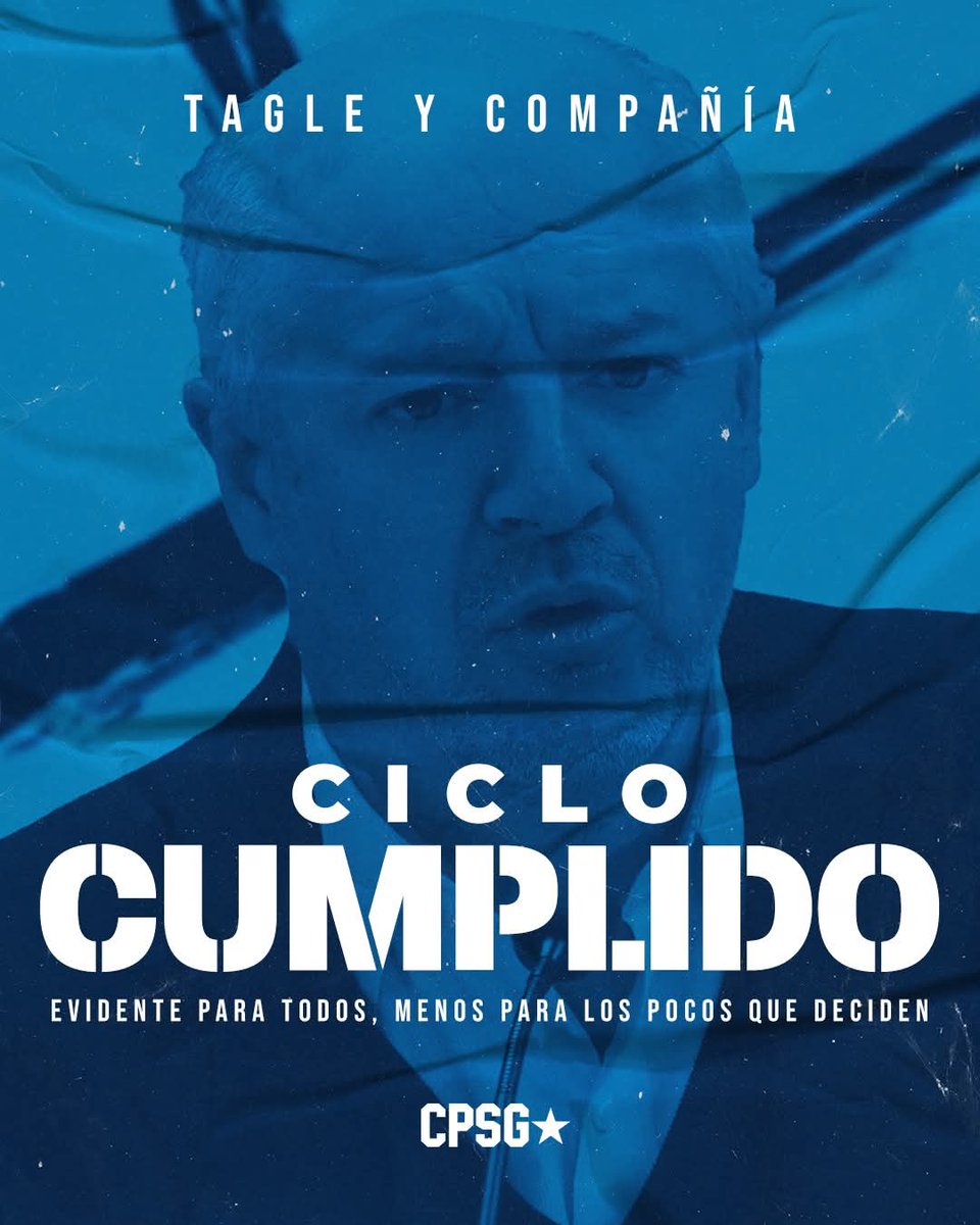 Nunca mas <a href="/JuanTagleQ/">Juan Tagle Quiroz</a> , tati y pareja. Los ciclos, por grandiosos que sean, terminana. Hoy se nota que solo interesa la $A y no el club.
