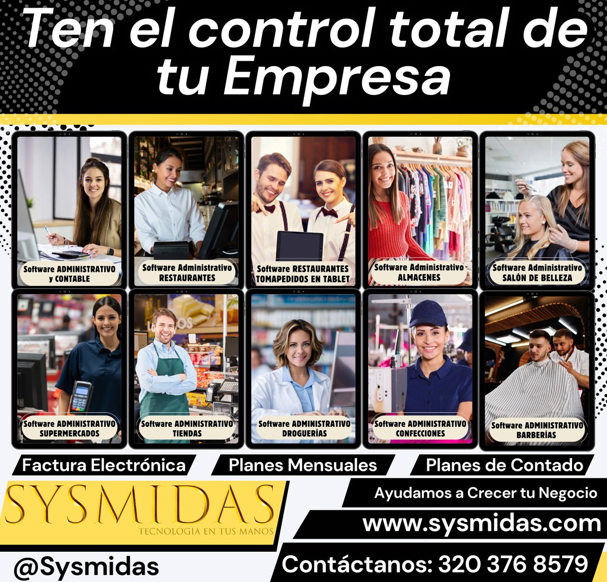 sysmidas's tweet image. Software Sysmidas 
#SoftwareEngineering #Software #FacturaElectronica #Restaurantes #Almacenes  #Confecciones #Produccion #Bucaramanga #Colombia