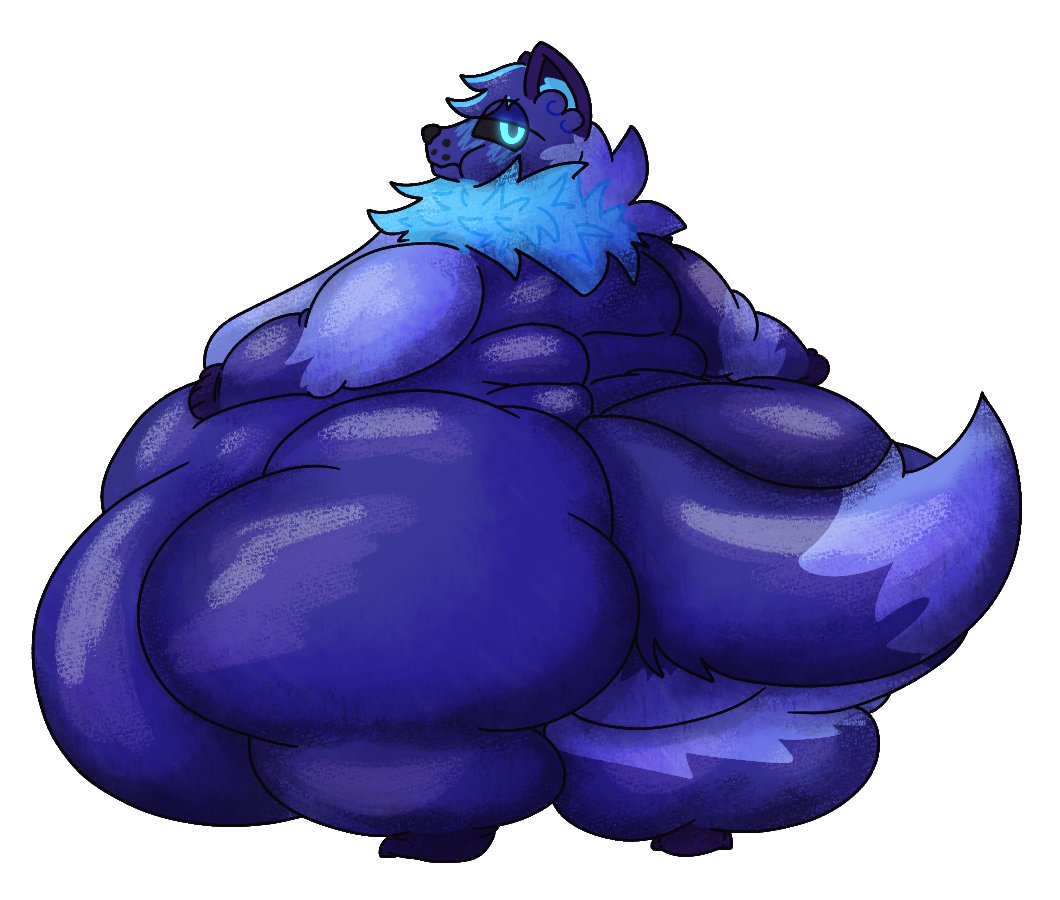 "My butt doesn't look that big, does it..?"
Lovely art trade from geolargeart on the other site!
#fat #fatfur #fatfurry