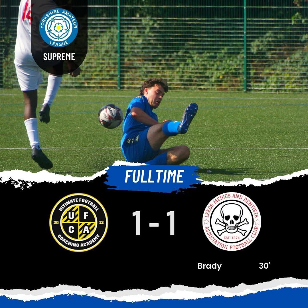 Last night, a defensively disciplined display earned us a point against <a href="/UltimateFCA/">UFCA 💛🖤</a>
We took the lead thanks to red-hot Brady and were so close to all 3 points before they equalised with an 89th minute header from a corner. We now sit 2pts behind 3rd with a game in hand.

#LMDAFC