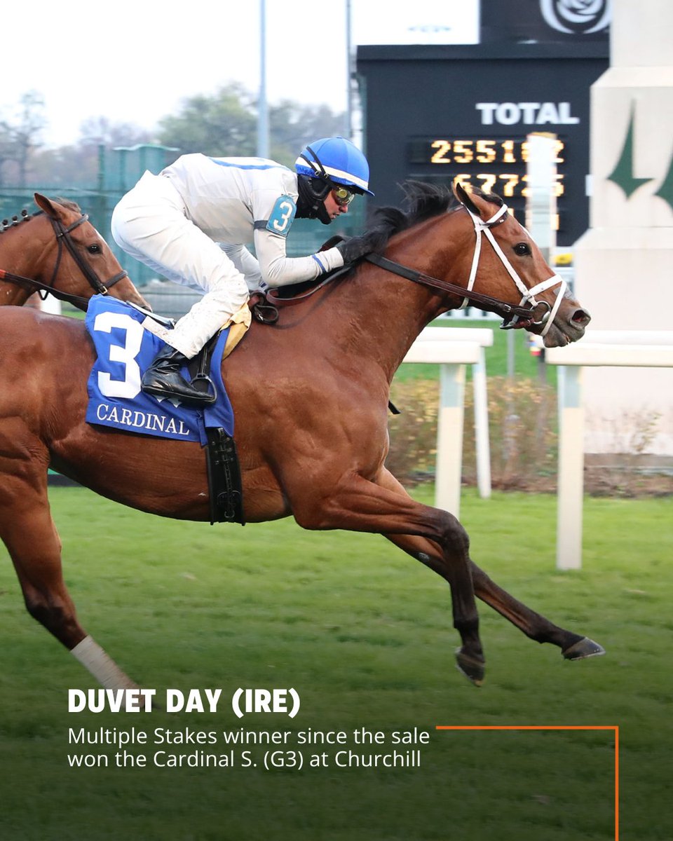 A Sale with Results to Back It Up.

Your next winner could walk out of the ring this Friday at the Keeneland April Sale. View catalog → april.keeneland.com