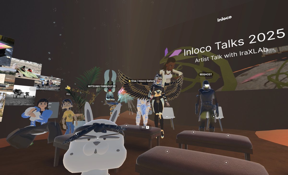IraXLab / Spatial.io (@iraxlab) on Twitter photo Just wrapped my talk in <a href="/Spatial_io/">Spatial</a> with <a href="/InlocoG21235/">Inloco Gallery's Sharkie</a> - thanks to everyone who showed up and shared the moment. ♥️
<a href="/9DGHOST/">9DGHOST</a> <a href="/AKDESIGNSTUDIO/">MITSUAKI_HEAVEN</a> <a href="/Spectrum_NFTart/">Rio*🐥ぴよちークリエイター*</a> <a href="/7plusdesign/">7PLUS</a> <a href="/LofiRadio_/">Lofi R</a> <a href="/Thorium_Labs/">João Edgar Sallay | The Outpost Series</a> <a href="/cameshow_eth/">カメしょうMetaEizoメタバース映像</a> <a href="/pr_obiwan72609/">ObiwanPR</a>
#INLOCOMETATALKS #IRAXLAB #SpatianGuide Just wrapped my talk in <a href="/Spatial_io/">Spatial</a> with <a href="/InlocoG21235/">Inloco Gallery's Sharkie</a> - thanks to everyone who showed up and shared the moment. ♥️
<a href="/9DGHOST/">9DGHOST</a> <a href="/AKDESIGNSTUDIO/">MITSUAKI_HEAVEN</a> <a href="/Spectrum_NFTart/">Rio*🐥ぴよちークリエイター*</a> <a href="/7plusdesign/">7PLUS</a> <a href="/LofiRadio_/">Lofi R</a> <a href="/Thorium_Labs/">João Edgar Sallay | The Outpost Series</a> <a href="/cameshow_eth/">カメしょうMetaEizoメタバース映像</a> <a href="/pr_obiwan72609/">ObiwanPR</a>
#INLOCOMETATALKS #IRAXLAB #SpatianGuide
