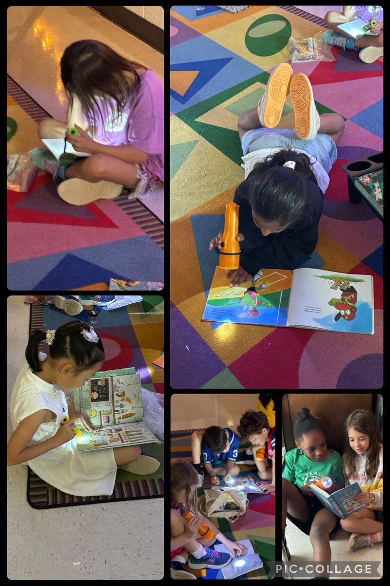 We love the ABC Countdown!  F for Flashlight Reading 🔦 📖 was so fun today! <a href="/DolvinES/">Dolvin ES</a>