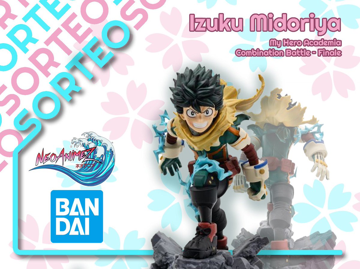NeoAnimeZ (@neoanimez) on Twitter photo 🍀 SORTEO 🍀
Junto a nuestros amigos de <a href="/BandaispiritsEs/">Bandaispirits_es</a> os regalamos este figurón de Izuku Midoriya, el protagonista de My Hero Academia. ✨
REQUISITOS:
• Seguir a <a href="/NeoAnimeZ/">NeoAnimeZ</a> y <a href="/BandaispiritsEs/">Bandaispirits_es</a>
• RT a este Tweet
• Comenta mencionando a un amigo.
- Ganador el 5 de Mayo. 🍀 SORTEO 🍀
Junto a nuestros amigos de <a href="/BandaispiritsEs/">Bandaispirits_es</a> os regalamos este figurón de Izuku Midoriya, el protagonista de My Hero Academia. ✨
REQUISITOS:
• Seguir a <a href="/NeoAnimeZ/">NeoAnimeZ</a> y <a href="/BandaispiritsEs/">Bandaispirits_es</a>
• RT a este Tweet
• Comenta mencionando a un amigo.
- Ganador el 5 de Mayo.