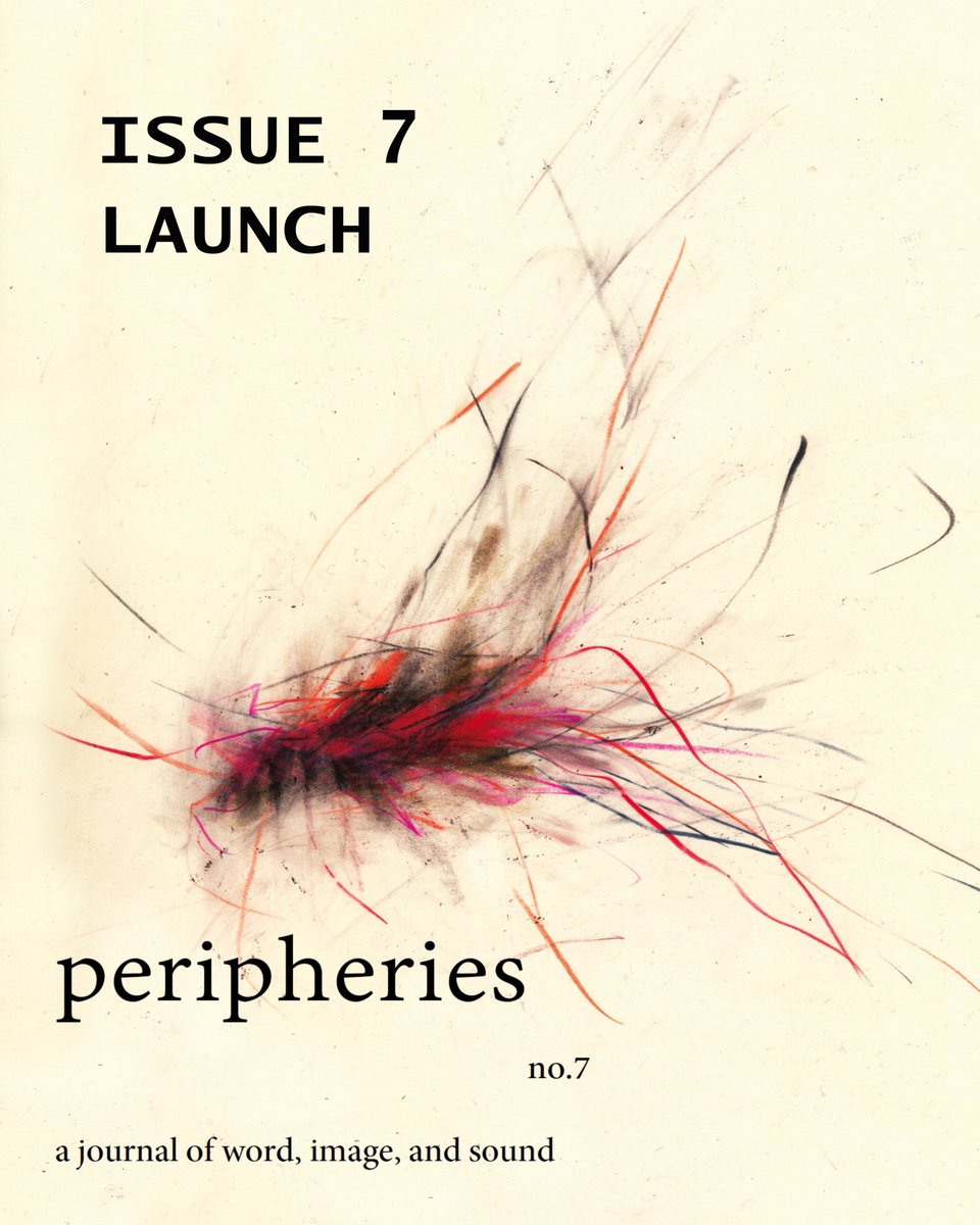 _peripheries's tweet image. Join us for Peripheries' Issue 7  launch Thursday 4/1 at the Barker Center Thompson Room, 6-7PM. Readings by Carl Phillips, @amandathegunn, Aline Dolinh and Alan Yan. With an art exhibition, live music, and refreshments.