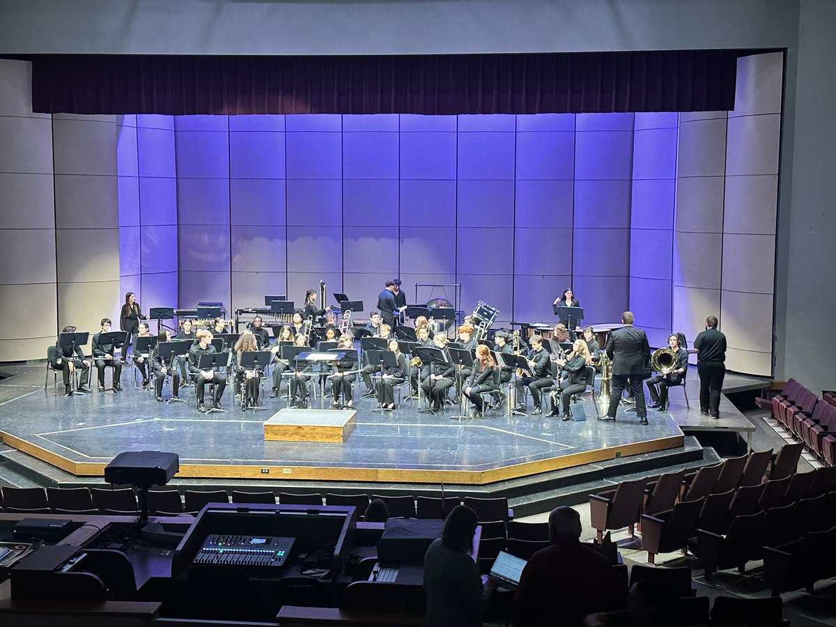 ROrtmeier's tweet image. District Band today at Millard West!  #rollstorm